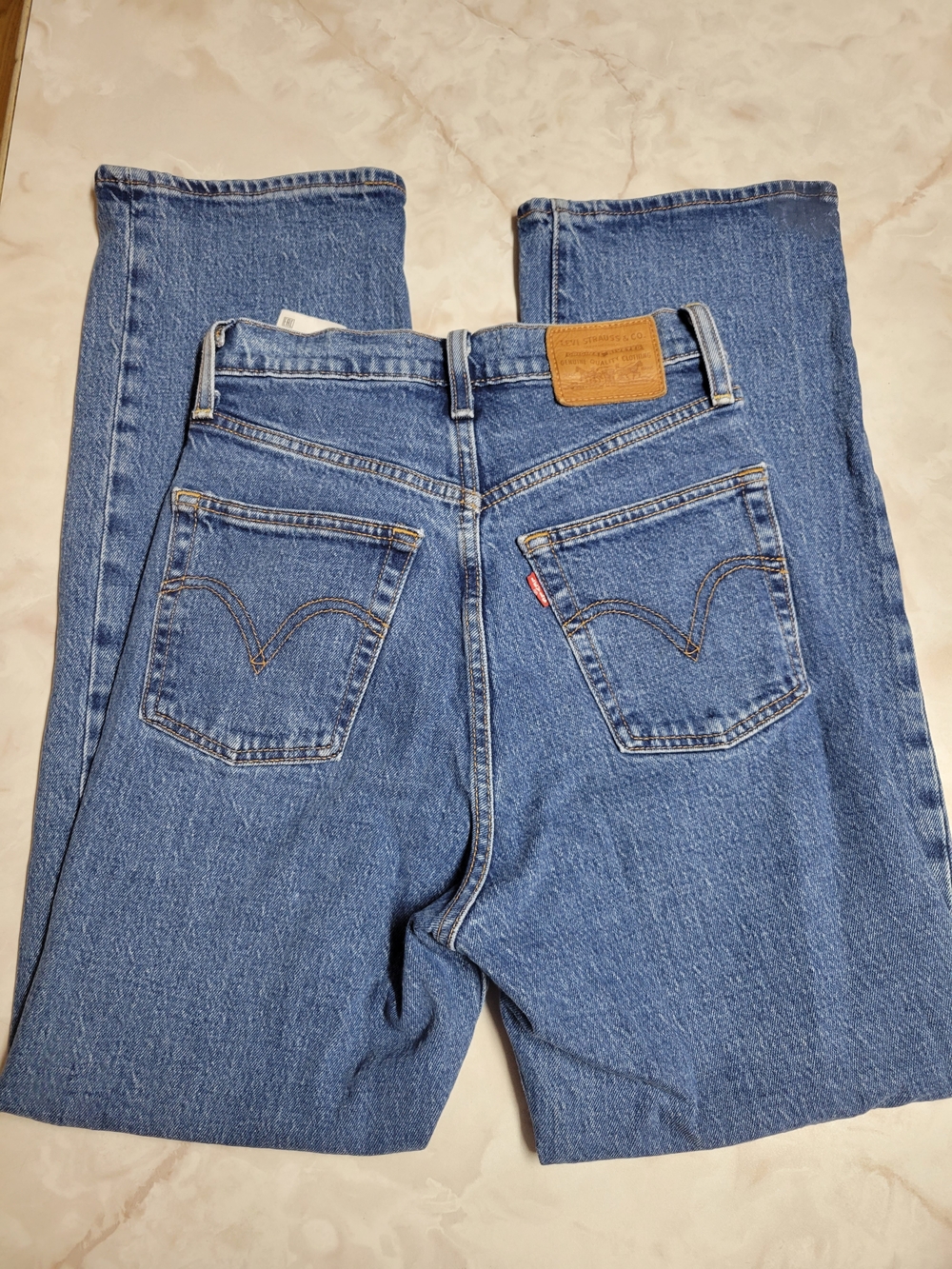 Levi's High Rise Blue Denim Jeans